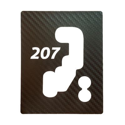 برچسب لیور دنده اتوماتیک کد S170 مناسب برای پژو 207
