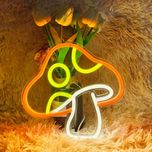 چراغ دیواری مدل نئون نیون فلکسی طرح قارچ mushroom
