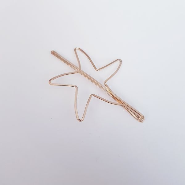 گیره مو زنانه مدل ستاره و بی نهایت بسته 2 عددی