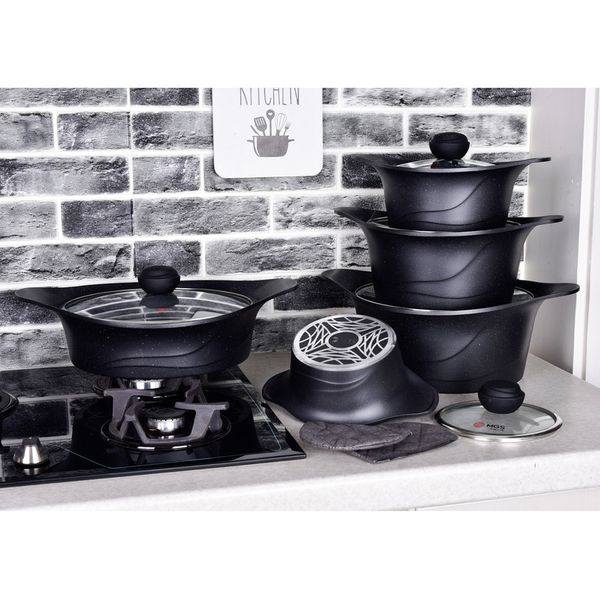 سرویس پخت و پز 12 پارچه ام جی اس مدل KC 1216