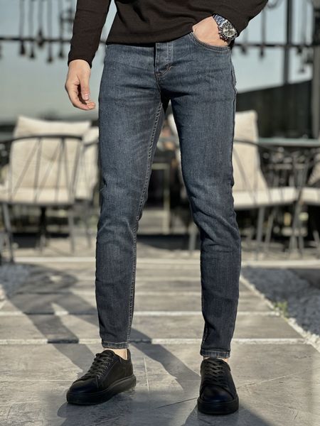 شلوار جین سورمه ای کد p212