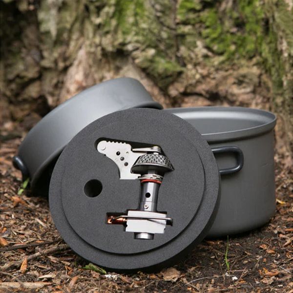 ست سرشعله و ظروف سفری کووآ مدل Solo Lite