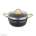 سرویس پخت و پز 14 پارچه هلنا طرح چدن مدل لانه زنبوری