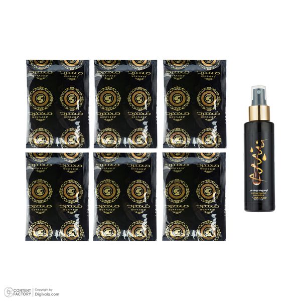 شامپو مو دکتر منفرد مدل gentle وزن 150 گرم مجموعه 6 عددی به همراه لوسیون مو دکتر منفرد حجم 120 میلی لیتر