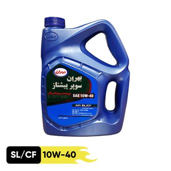 روغن موتور خودرو بهران مدل سوپر پیشتاز 10W40 SL حجم 4 لیتر