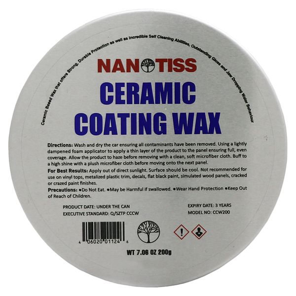 واکس بدنه خودرو نانوتیس مدل Ceramic Coating کد 01 حجم 200 میلی لیتر