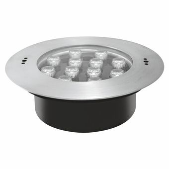 چراغ توکار استخری استیل 36وات LEDMAN