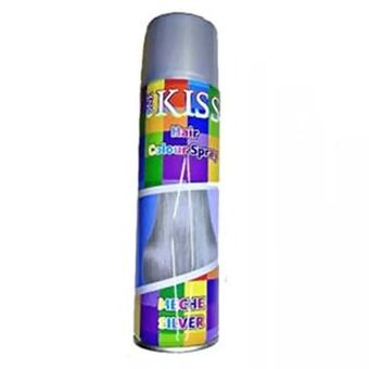 اسپری رنگ مو کیس وان One Kiss رنگ نقره ای حجم 180 میل
