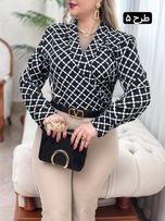 شومیز الیزه یقه انگلیسی 3025