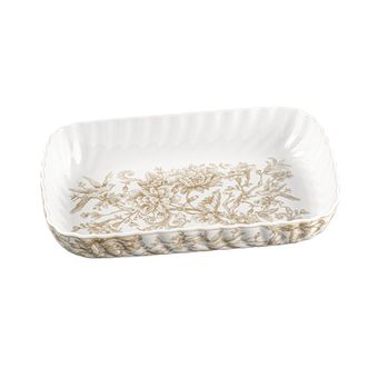 مرغ خوری گلدکیش مستطیل مدل سارینا سایز بزرگ کد GK701135-6