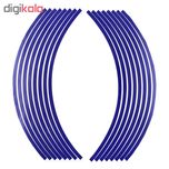 نوار دور طوقه موتور سیکلت مدل B02 بسته 16 عددی