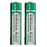 باتری لیتیوم یون قابل شارژ اسمال سان مدل S37 ظرفیت 3800 میلی آمپر ساعت بسته 2 عددی