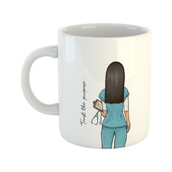 ماگ هومر ماگ طرح پزشکی مدل دختر پرستار