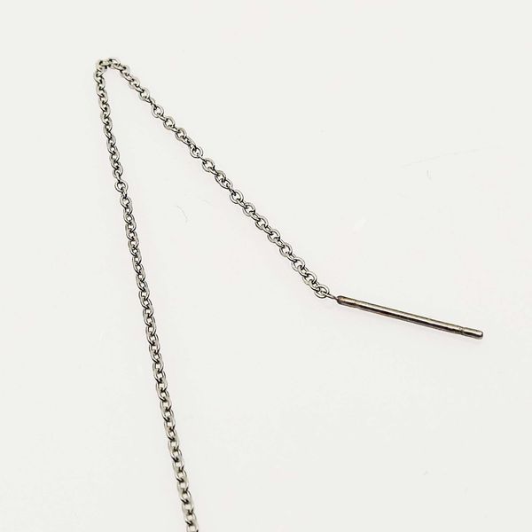 گوشواره زنانه مدل بخیه ای طرح پروانه کد 507GUZ