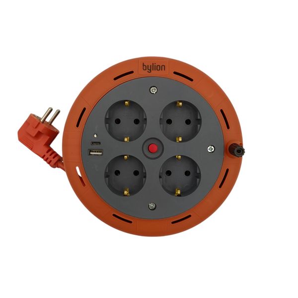 چندراهی برق بیلیون مدل قرقره PHE-05310-F USB-C