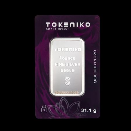 شمش نقره 1 اونسی توکنیکو