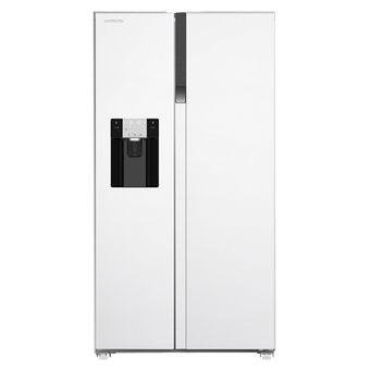 یخچال فریزر ساید بای ساید 28 فوت ایکس‌ویژن مدل HS600-WI/SI، دارای آب سردکن و یخساز اتوماتیک