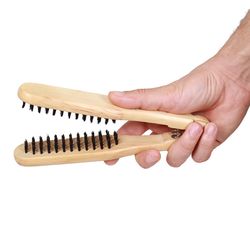 برس کراتین مو مدل چوبی