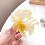 کلیپس مو زنانه مدل گل پلومریا کد brg 410