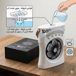 پنکه شارژی تکنودی مدل مه پاش  new 2027 ظرفیت 3600 میلی آمپر ساعت