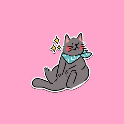 استیکر Cool Cat