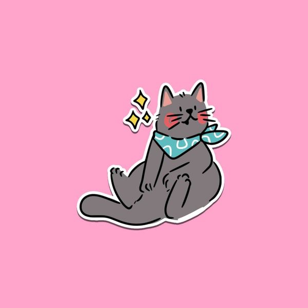 استیکر Cool Cat