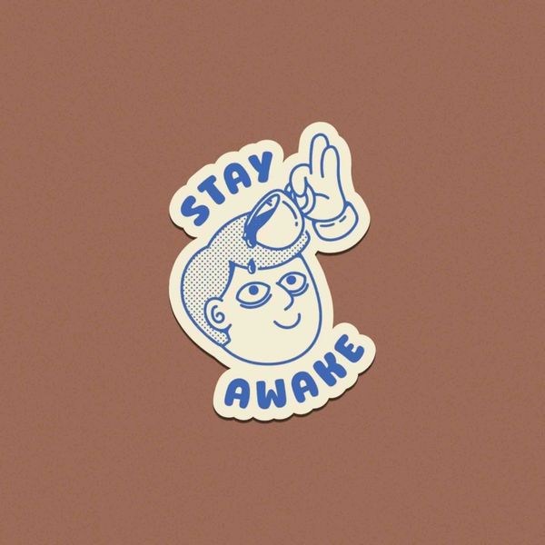 استیکر Stay Awake
