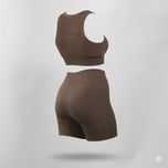 ست نیم‌تنه و شلوارک ورزشی زنانه مدل GS-M-181402