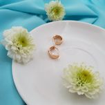 گوشواره حلقه ای زنانه ژوپینگ مدل ساده - رنگ ثابت و ضد حساسیت