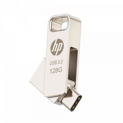 فلش HP TYPE-C مدل X206C ظرفیت 128 گیگابایت با گارانتی شرکتی
