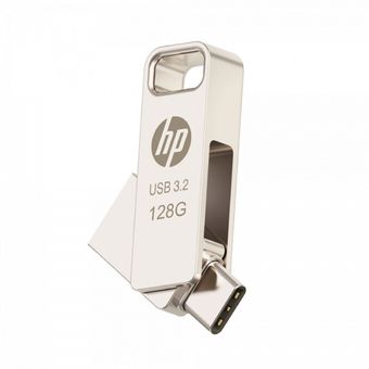 فلش HP TYPE-C مدل X206C ظرفیت 128 گیگابایت با گارانتی شرکتی