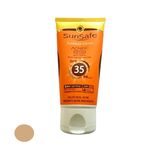 کرم ضدآفتاب رنگی سان سیف، مدل 35 SPF، مناسب پوست چرب، جوشدار و مختلط تنالیته رنگ روشن و حجم 50 میلیلیتر، محافظت کننده در برابر