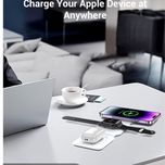 شارژر بی سیم مدل 3in1 magnetic wireless charger