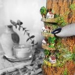 جاعودی آبشاری چوبی مدل ایلیگان