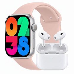 ساعت هوشمند 46 میلی متری اس 2000 مدل Promax با 7 بند متنوع به همراه هدفون بلوتوثی