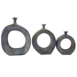 گلدان دکوری مدل آنتیک کد 524 مجموعه 3 عددی