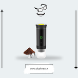 قهوه‌ساز قابل حمل گرین | اسپرسوی داغ هر جا که باشی — سفر، دفتر یا خونه