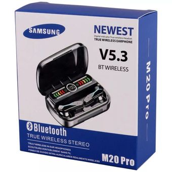 هدفون بی سیم  ایرپاد سامسونگ مدل M20 NEWEST V 5.3 پاور بانک دار