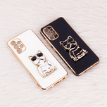 قاب براق My Case استند طرح سگ محافظ لنزدار Samsung Galaxy A32 4G