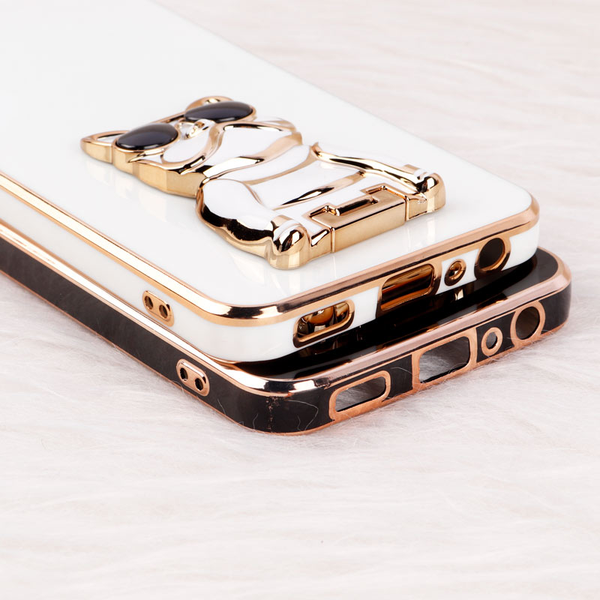 قاب براق My Case استند طرح سگ محافظ لنزدار Samsung Galaxy M13 4G