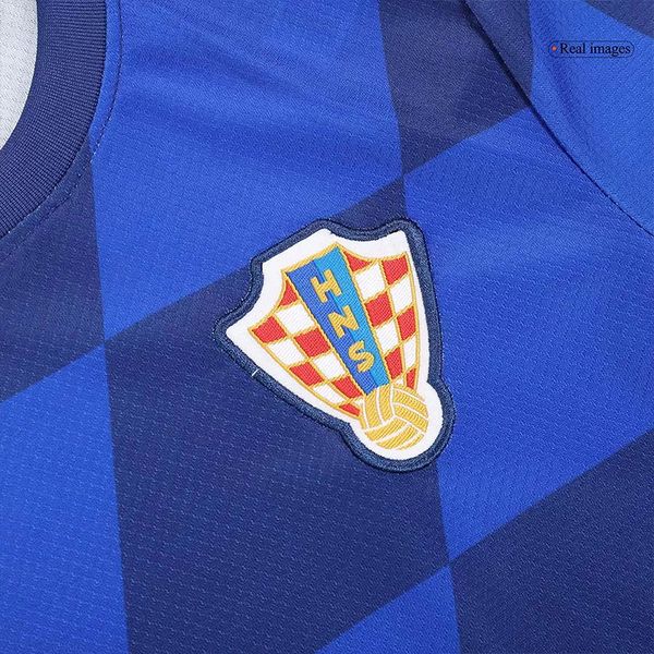ست تی شرت و شلوارک ورزشی مردانه مدل کرواسی Away 2024
