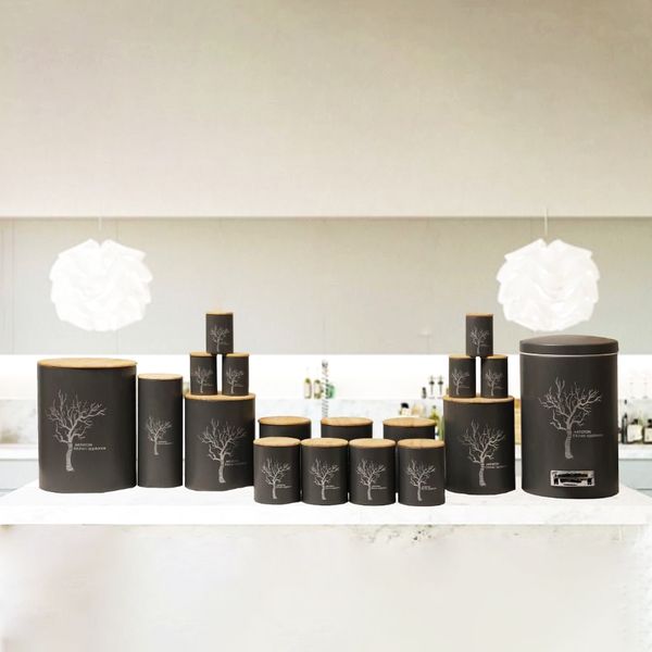 سرویس آشپزخانه 18 پارچه آرتیستون مدل درب بامبو