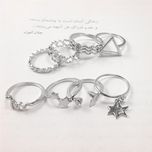 انگشتر زنانه مجموعه 8 عددی