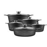 سرویس قابلمه و تابه 8 پارچه گرانیتی نالینو مدل الیتا