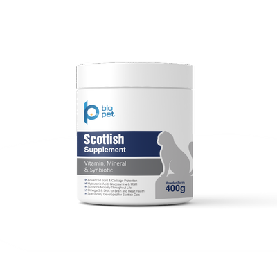 مکمل گربه اسکاتیش بایو پت مدل Scottish وزن 400 گرم