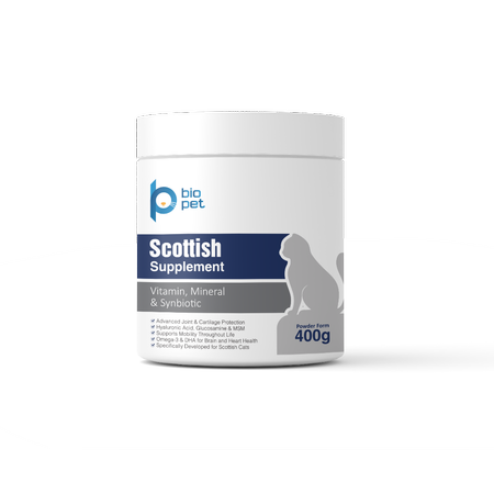 مکمل گربه اسکاتیش بایو پت مدل Scottish وزن 400 گرم