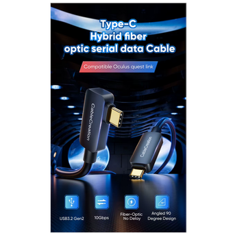 کابل فیبر 10 گیگ دو طرف type c