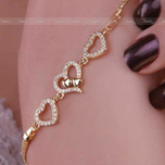 دستبند شیک زنانه رنگ ثابت