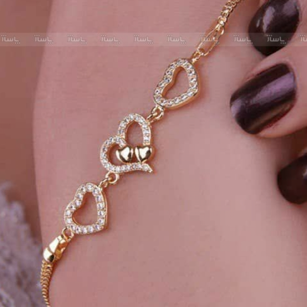 دستبند شیک زنانه رنگ ثابت