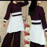 ست تونیک وشلوار زنانه شیک